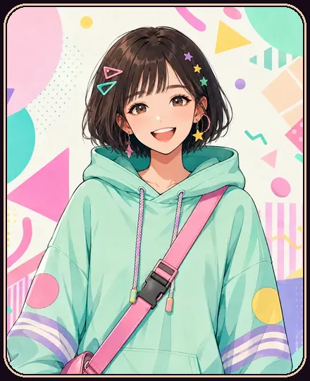 Harajuku Pop character illustration
