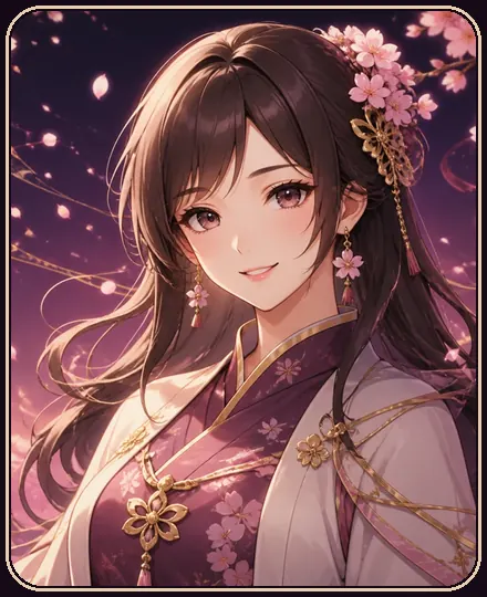 Sakura Guardian sample illustration for Emily