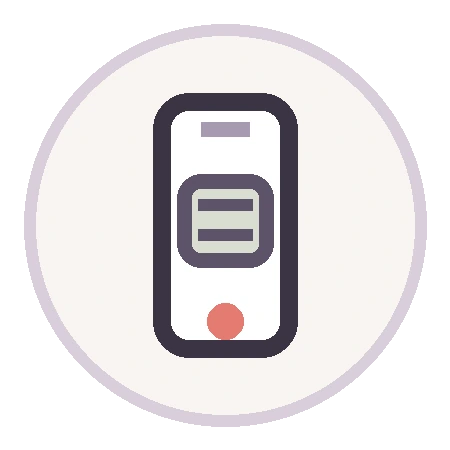 Subscription data stored on a mobile device