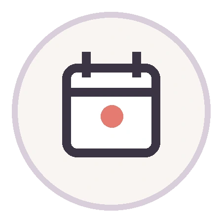 Calendar marking an upcoming renewal